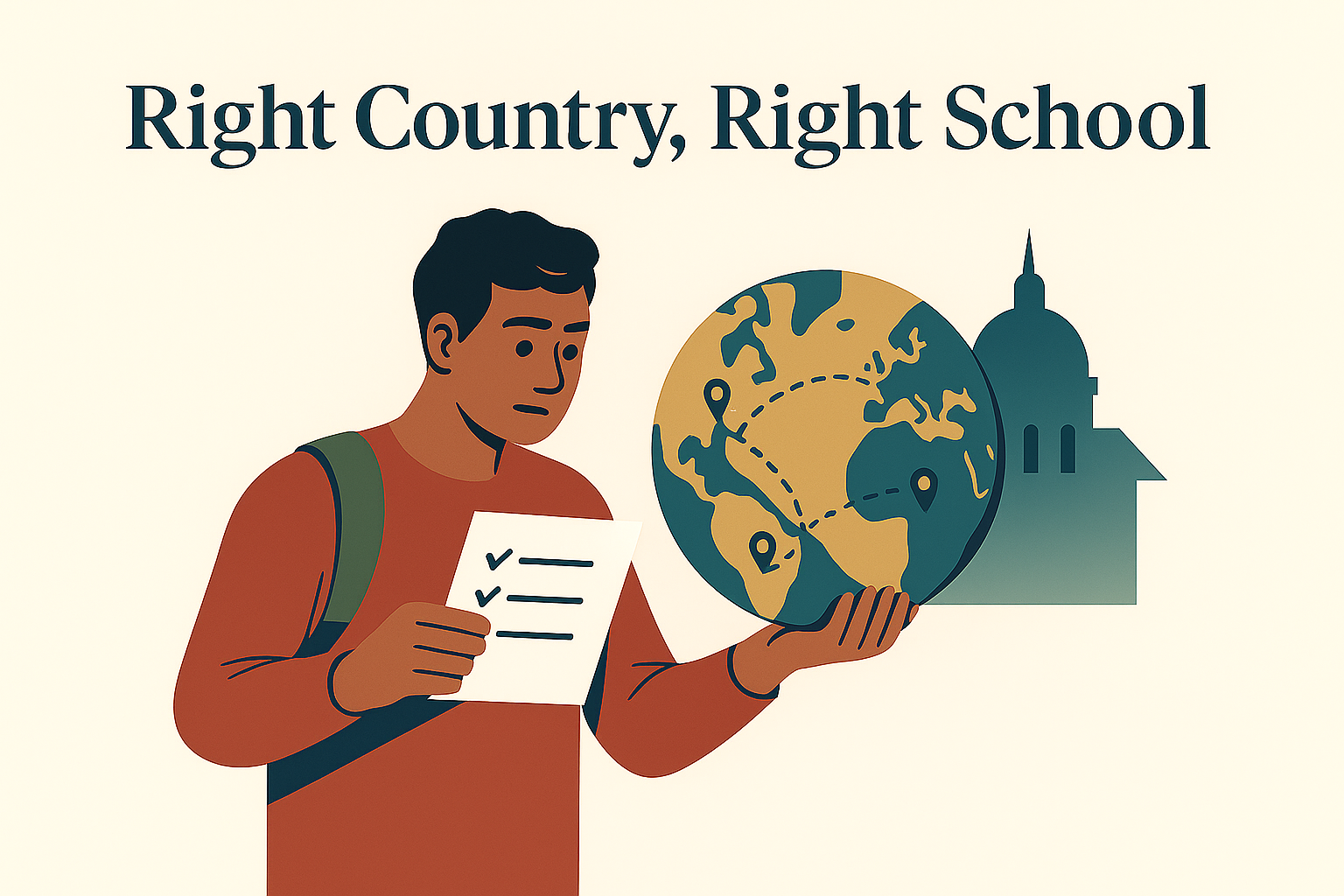 Country-Specific Insights, not just top schools — the right ones.